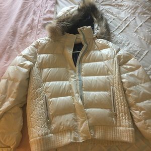 XL Winter Coat American Eagle White